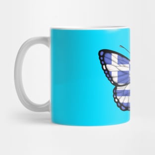 Greek Flag Butterfly Mug